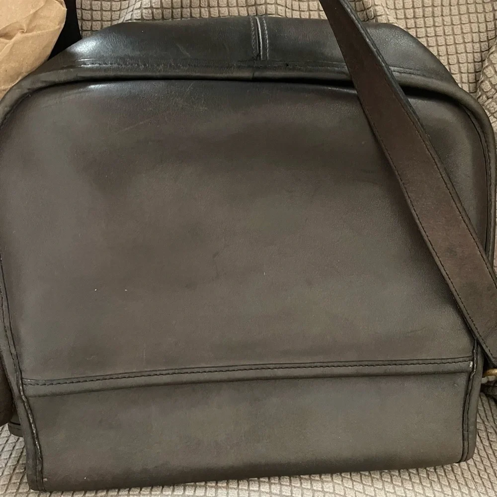 Vintage Coach Legacy bag from the 1980s Brown Leather Classic Vintage Coach